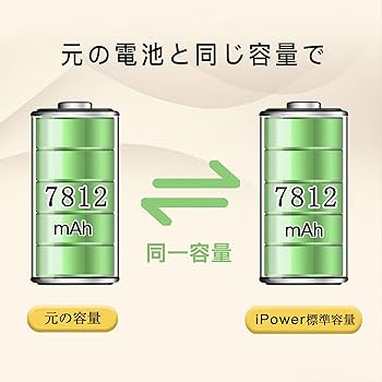Amazon | iPower for iPad Pro 11 バッテリー交換 第1世代 容量7812mAh