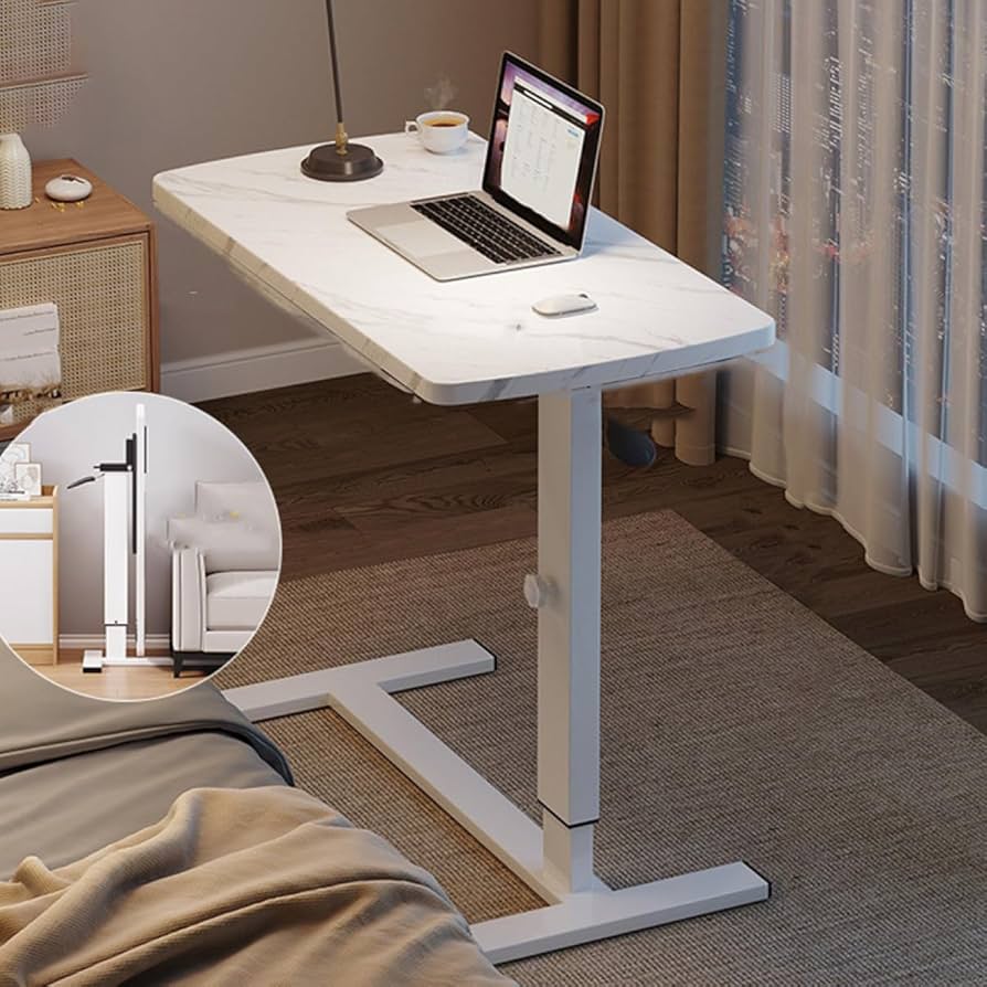 Amazon.co.jp: [dhiuebc] サイドテーブル 昇降式 パソコンデスク