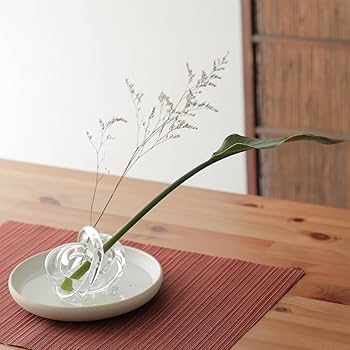 Amazon.co.jp: ガラスの剣山 大 花留め 花止め 日本製 伊藤泰三作 SUN
