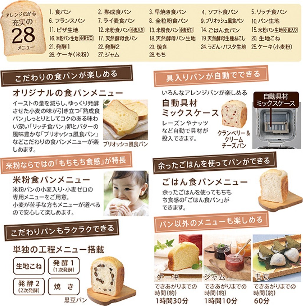 Amazon | TIGER ホームベーカリー 土鍋焼き ホワイト KBC-A100-W