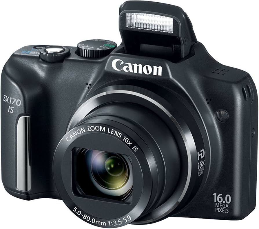 Amazon Canada: Canon PowerShot SX170 is Digital Camera, Black