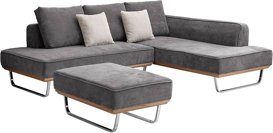 Amazon｜タンスのゲン ソファー 4人掛け 【カウチソファ+2Pソファ+