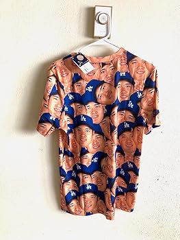 Amazon.co.jp: [MLB] 【海外限定】 大谷翔平 フェイスTシャツ