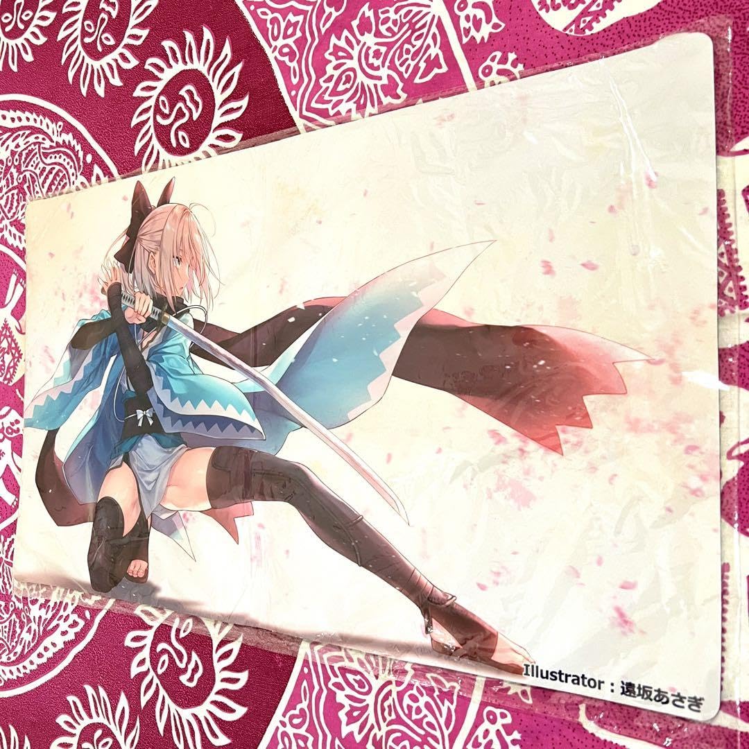Amazon.co.jp: △XX FGO Fate 沖田総司 沖田 白詰草 プレイマット