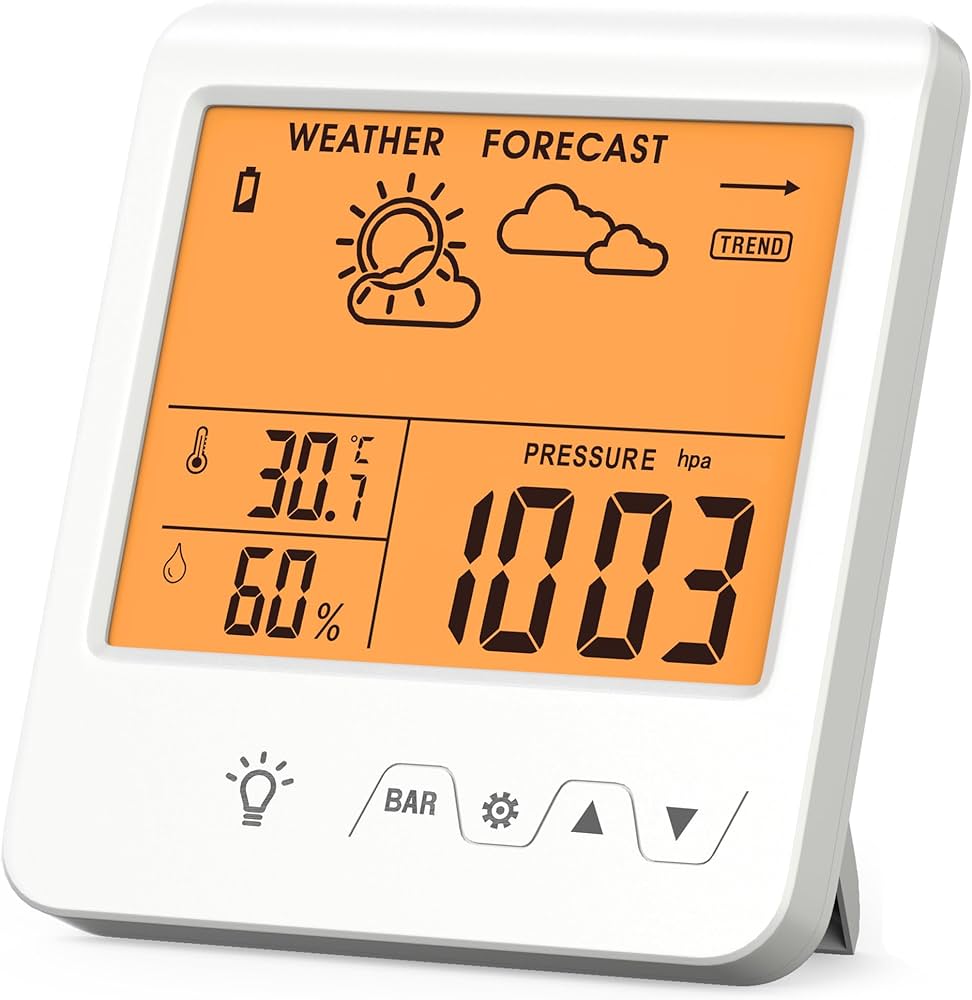 Amazon.co.jp: Timloon デジタル温湿度計 室内温度湿度計 天気予報