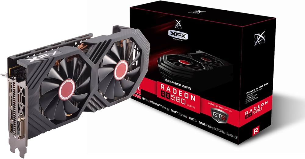Amazon | XFX RX-580P8DFD6 Radeon RX 580 8GB GDDR5 graphics card