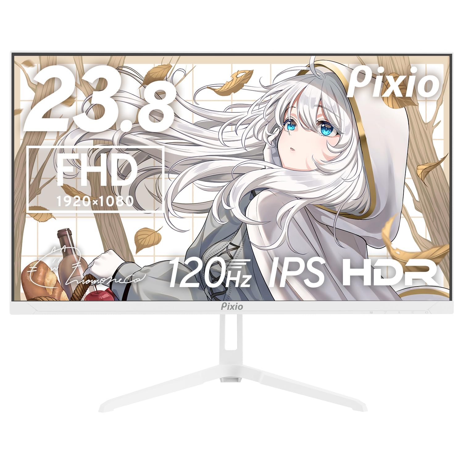 Amazon.co.jp: Pixio PX246 Wave White ゲーミングモニター 23.8インチ