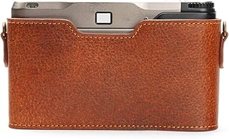 Amazon.co.jp: Contax T2ケース、BolinUS ハンドメイド本革ハーフ
