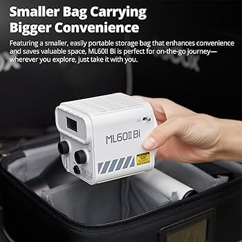 Amazon | GODOX ML60II Bi LED撮影ライトGODOX AD-S60Sソフトボックス