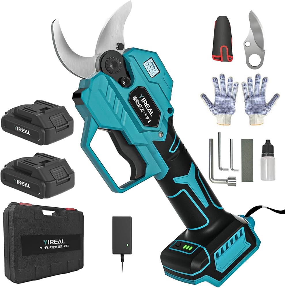 Amazon | 【2025改良強化版】電動バサミ 電動剪定バサミ 剪定バサミ