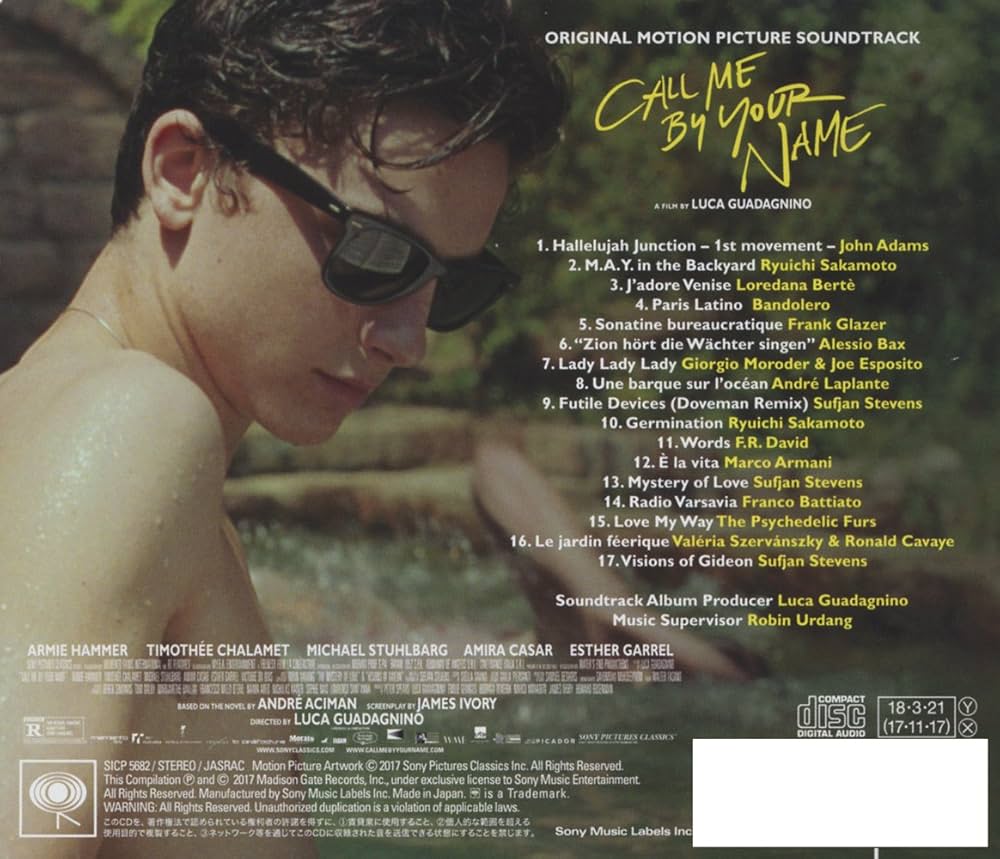 Amazon.co.jp: 「君の名前で僕を呼んで」オリジナル・サウンドトラック