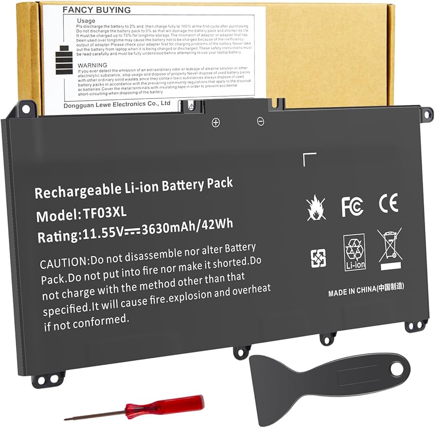 Amazon.com: TF03XL 920070-855 920046-421 Battery for HP Pavilion
