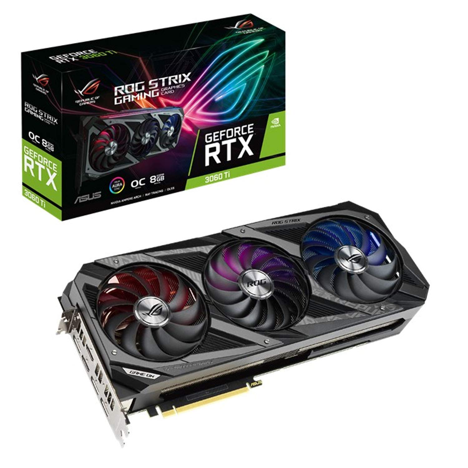 Amazon | ASUS NVIDIA GeForce RTX 3060TI 搭載 トリプルファンモデル