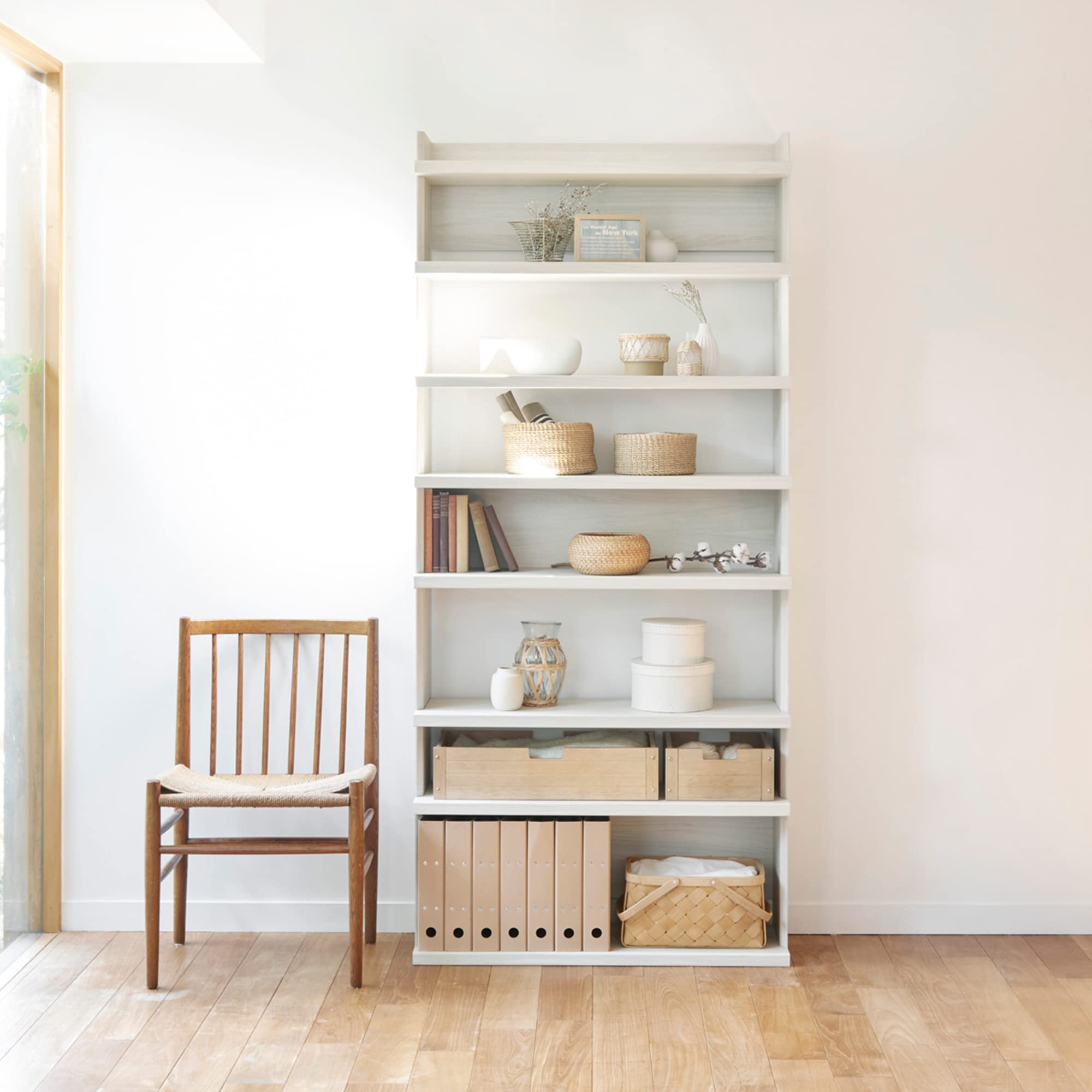 Amazon｜白井産業 厚い棚板が力強く存在感を放つ高さ2mのおしゃれな