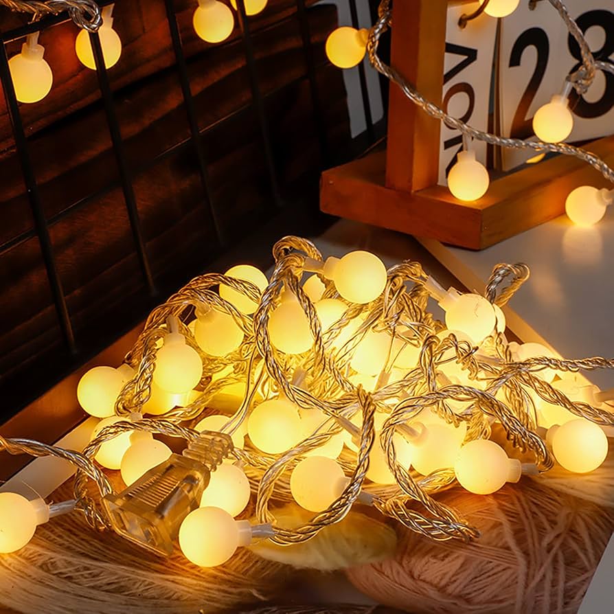 Amazon.co.jp: LEDストリングライト 10m人工パールストリングランプ 2