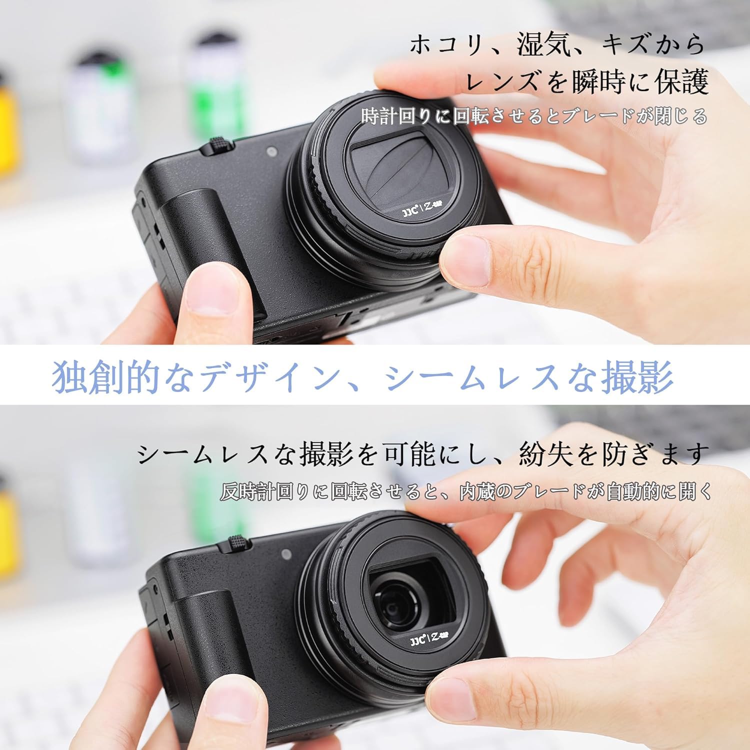 Amazon | JJC レンズキャップ レンズバリア ソニー Sony ZV-1F 専用 ZV