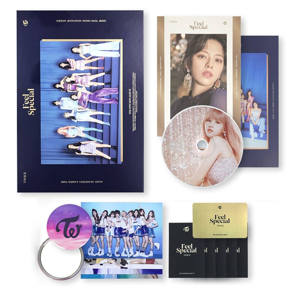 TWICE 8th Mini Album - FEEL SPECIAL [ B ver. ] CD + Photobook +