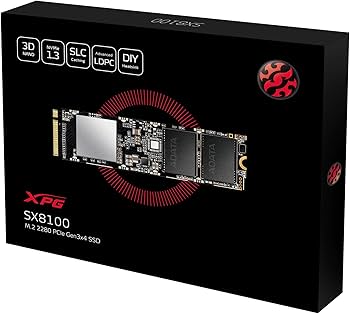 Amazon | ADATA XPG SX8100 NVMe SSD (読取最大 3,500MB/秒) PCIe3.0x4