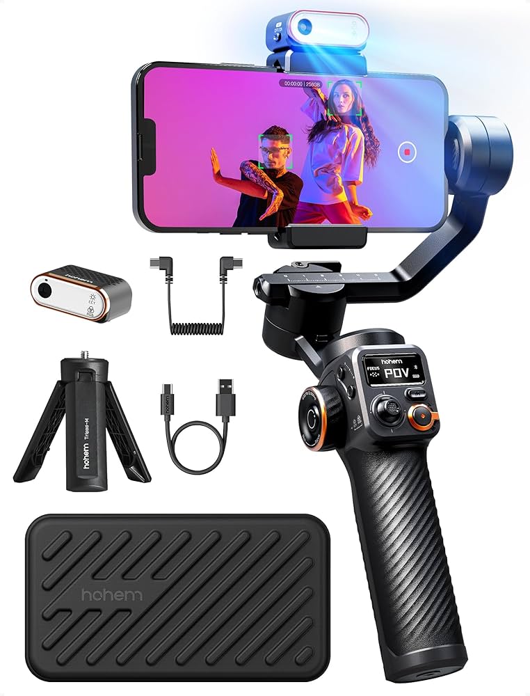 Amazon.com: hohem iSteady M6 Kit Gimbal Stabilizer for Smartphone