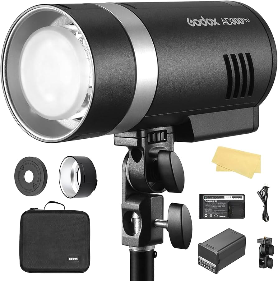 Amazon.com : GODOX AD300Pro Outdoor Flash Strobe Monolight, 300Ws