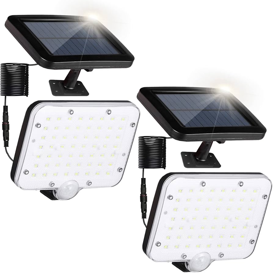 Amazon.co.jp : ソーラーライト 屋外 防水 分離型 人感センサー 【3つ