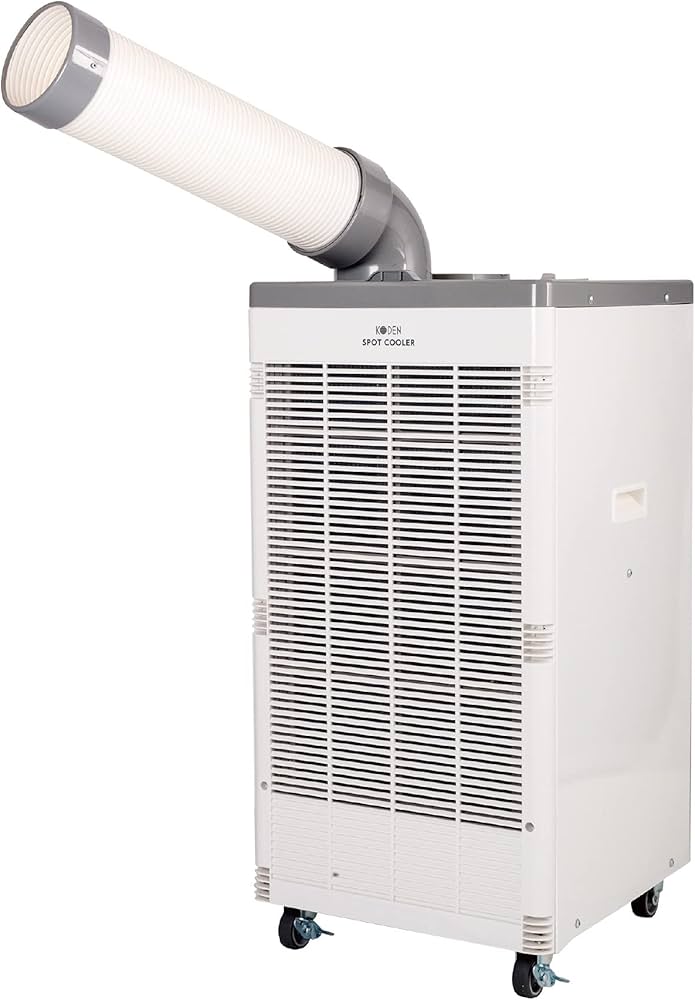 Amazon.co.jp: 広電 スポットクーラー 業務用 冷風ダクト付 省ドレン