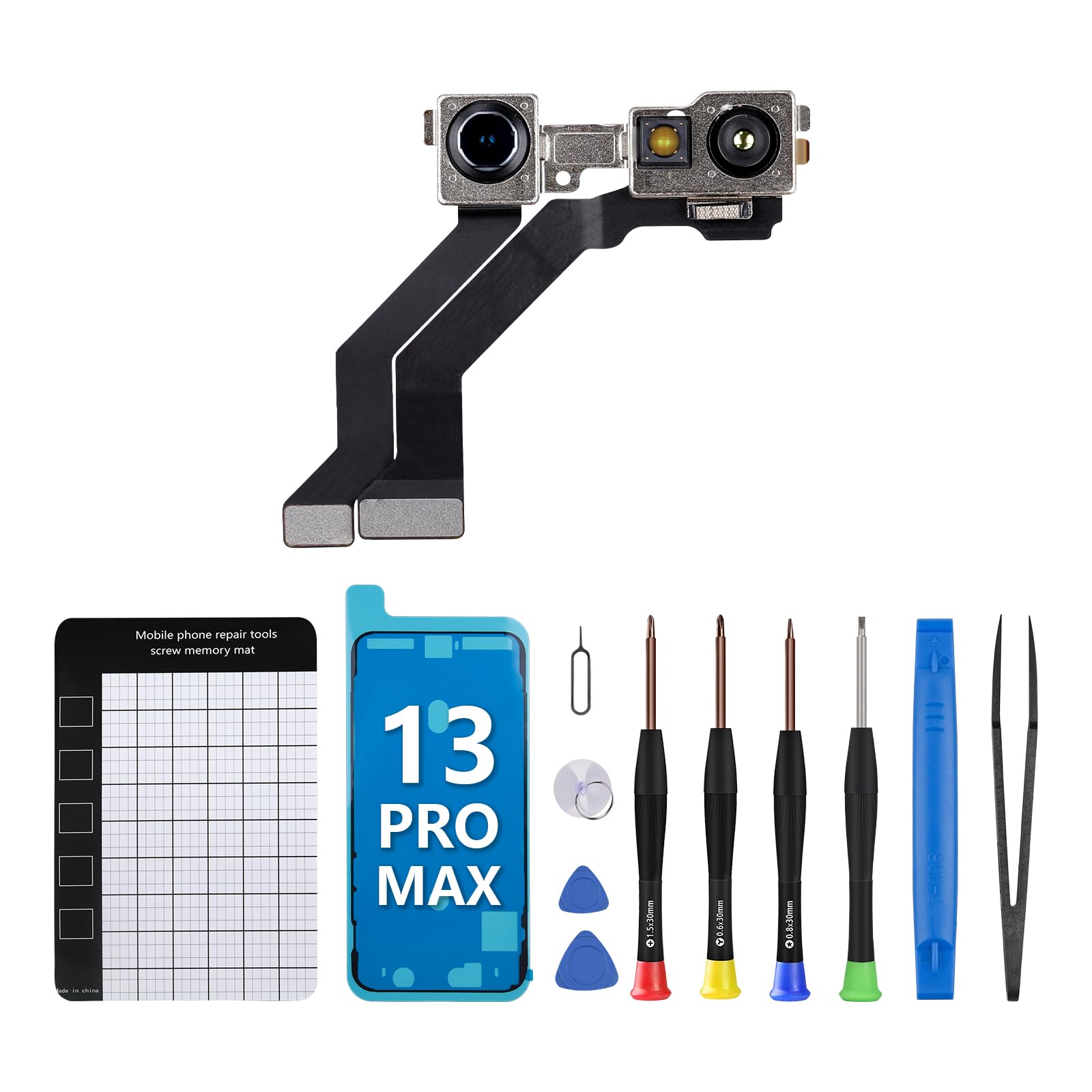 Amazon.com : CYKJGS for iPhone 13 Pro Max Front Camera Replacement