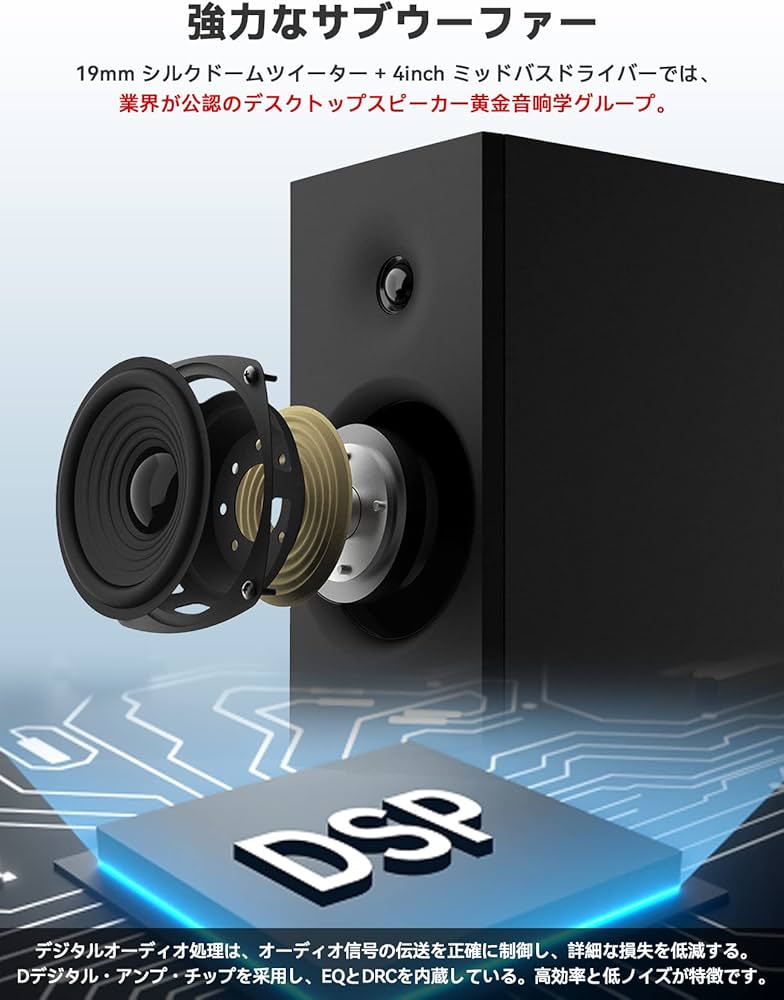 Amazon.co.jp: Edifier R1080BT Bluetooth5.1 ブックシェルフ