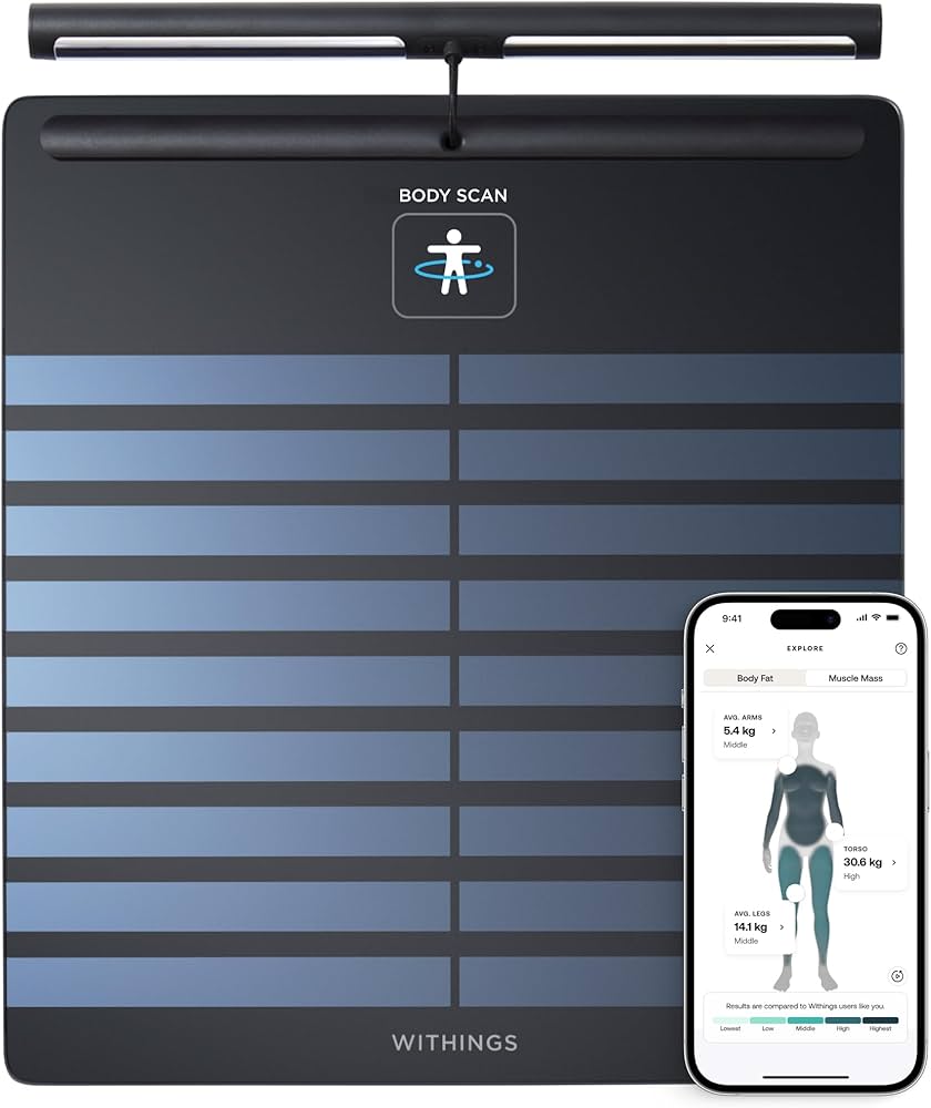 Amazon.com: WITHINGS Body Scan - Smart Scale with Segmental Body