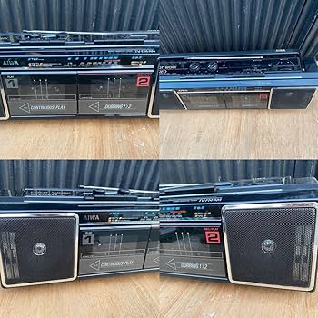 Amazon.co.jp: アイワ ダブル ラジカセ ラジオカセット CS-W10 : ホビー
