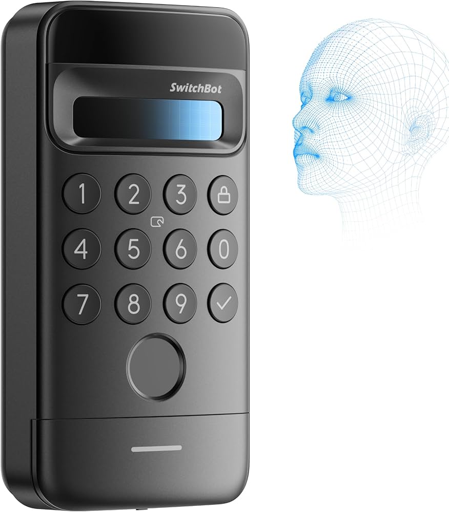 Amazon | SwitchBot 顔認証パッド 指紋認証 暗証番号 スマートロック
