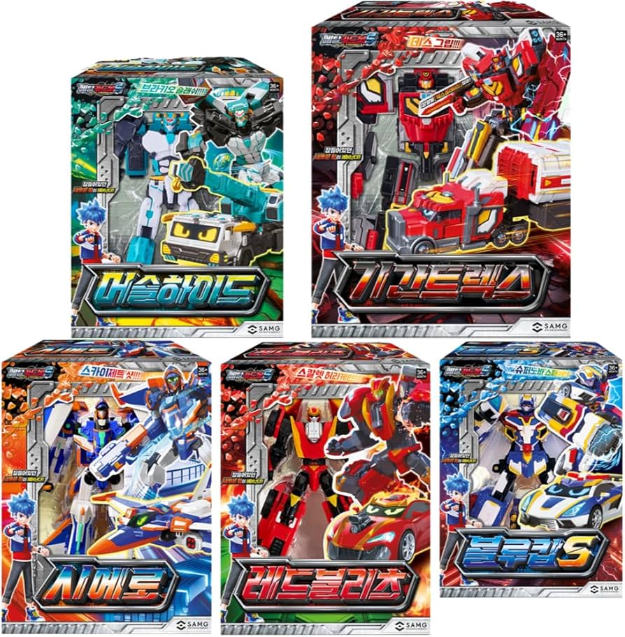 Amazon | メタルカードボットS 5体セット (マッスルハイド・ギガント