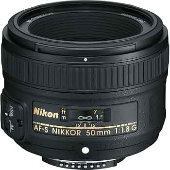 Amazon.com : Nikon AF-S FX NIKKOR 50mm f/1.8G Lens with Auto Focus