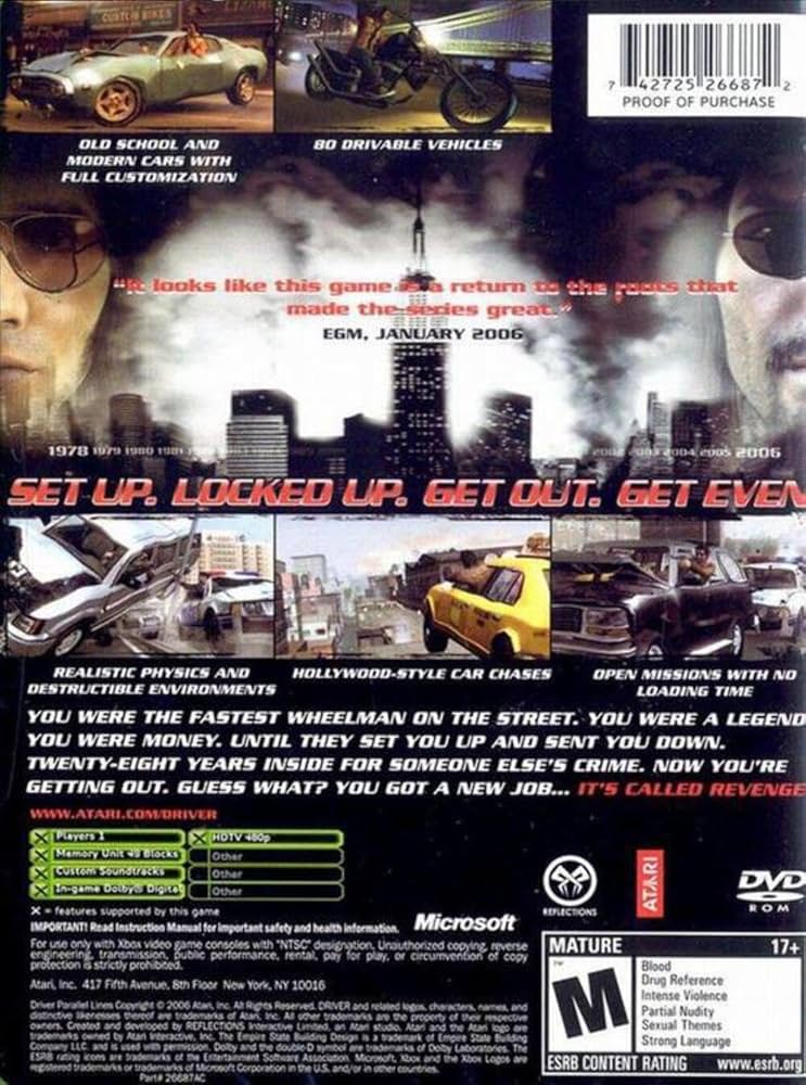 Amazon.co.jp: Driver Parallel Lines Limited Edition for Xbox (輸入