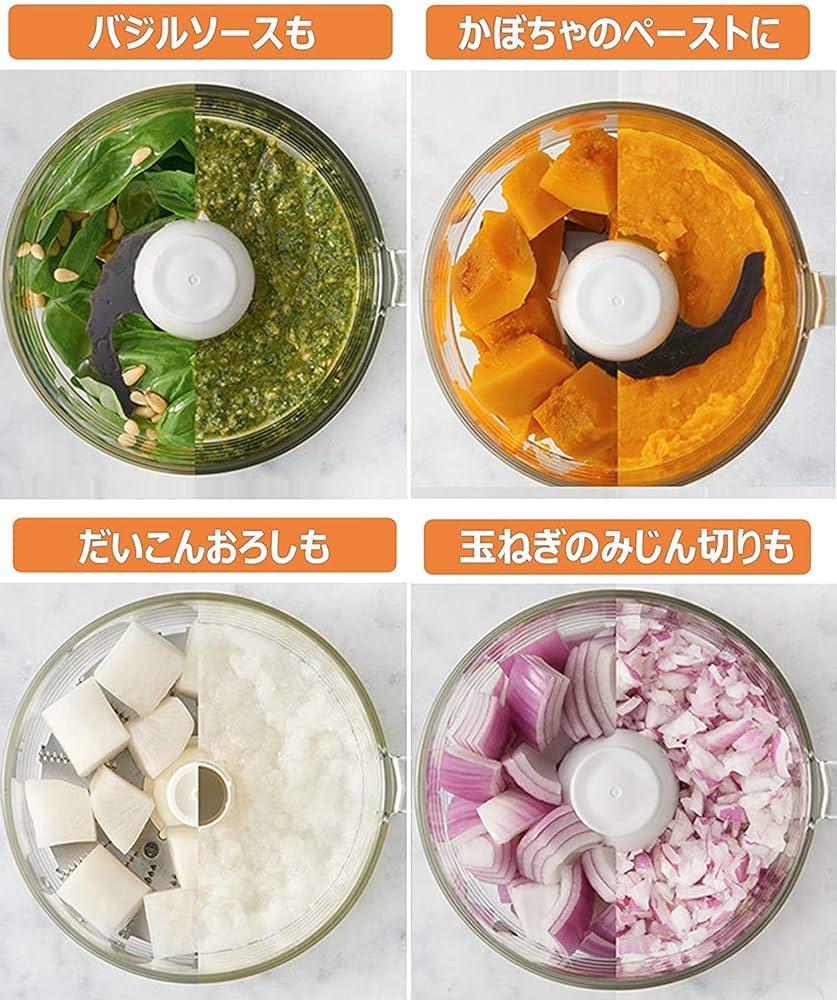Amazon.co.jp: パナソニック フードプロセッサー きざむ する 混ぜる