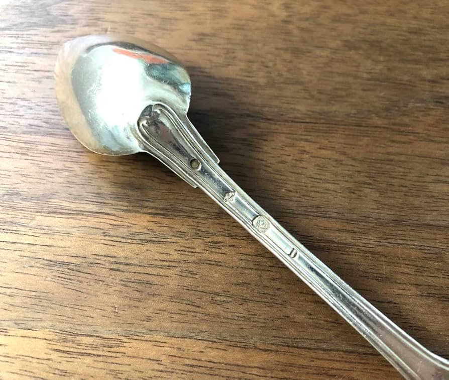 Amazon.co.jp: フランスアンティーク 純銀製 純銀スプーン デザート