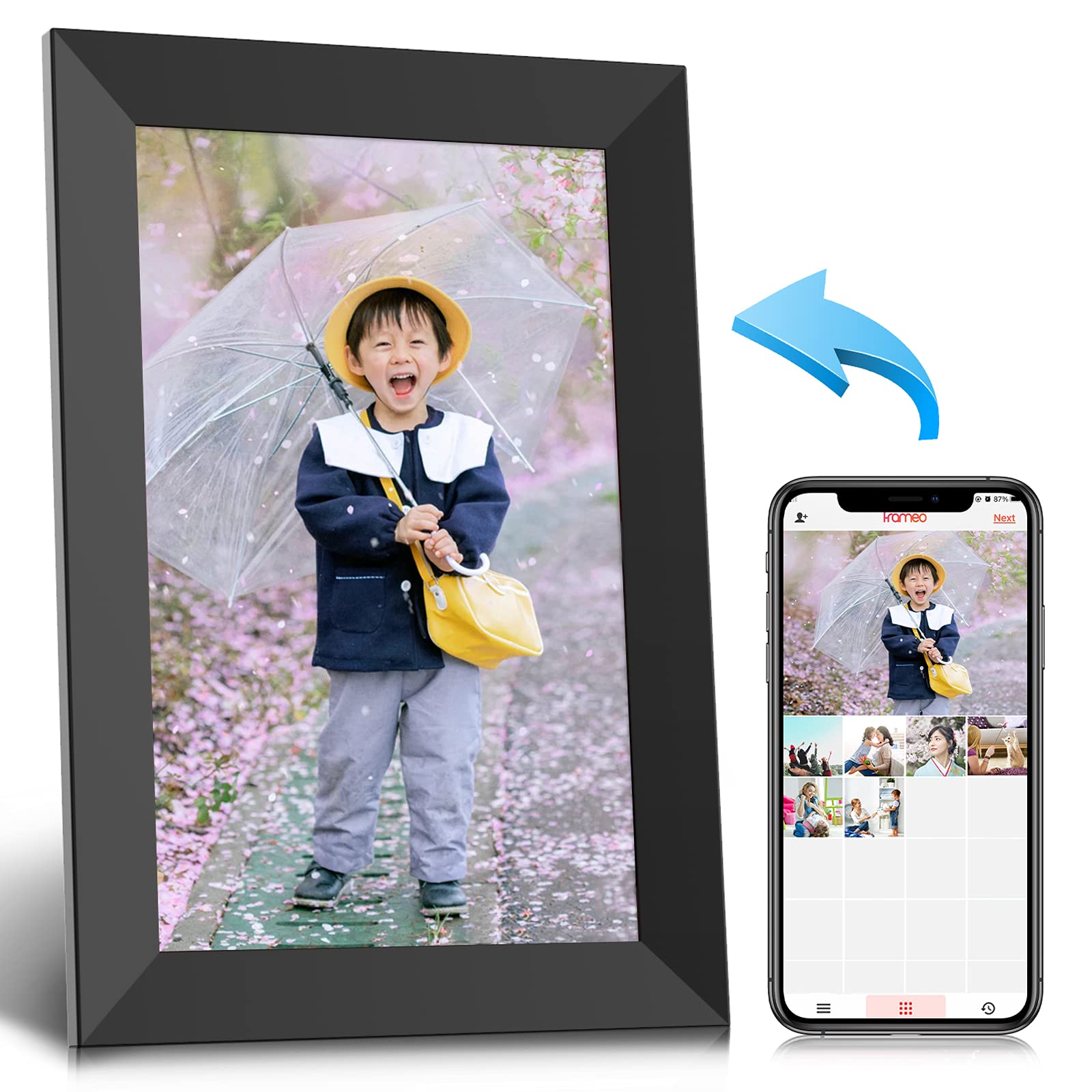 Amazon | デジタルフォトフレーム WiFi対応 フォトフレーム 10インチ