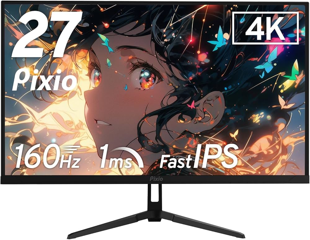 Amazon.co.jp: Pixio PX27U Wave Black ゲーミングモニター 27インチ