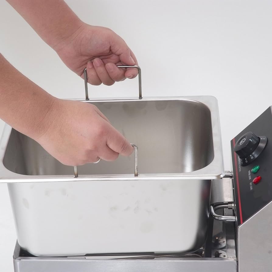 Amazon.co.jp: 電気フライヤー FL-DS8 8L 一槽式 ミニフライヤー 卓上