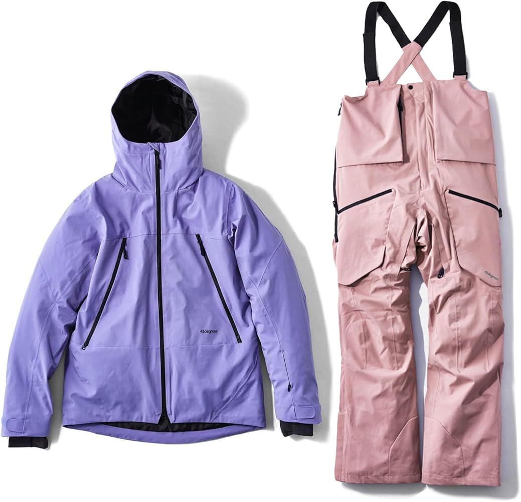 Amazon.co.jp: [43DEGREES] スノーボードウェア 上下セット [ メンズ