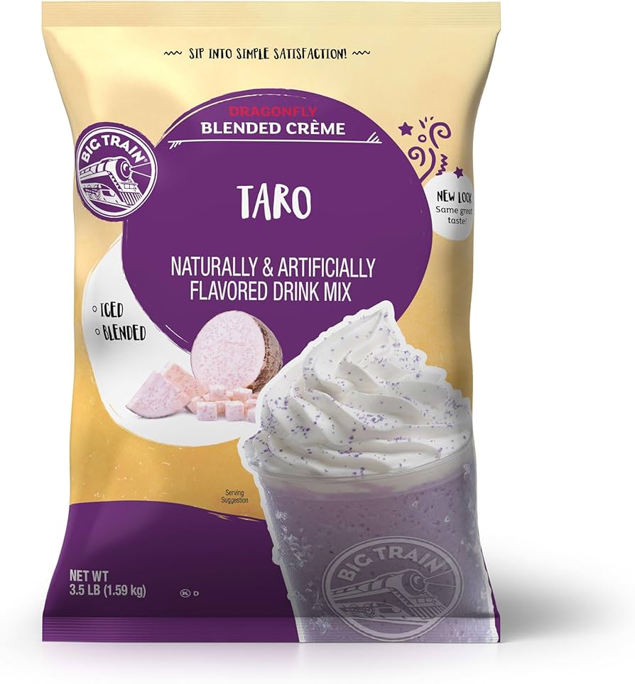 Amazon.com : Big Train Dragonfly Taro Blended Crème Beverage Mix