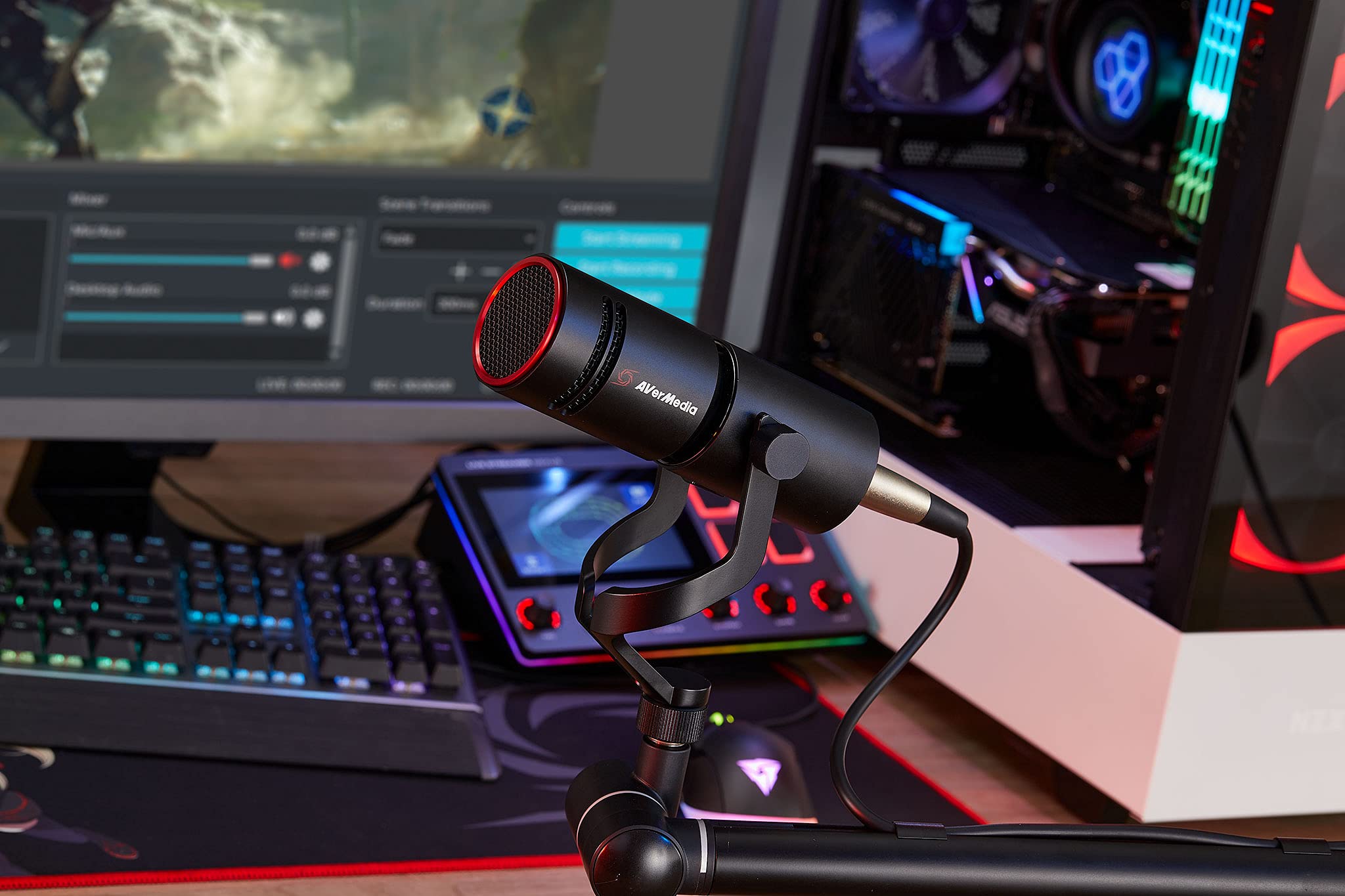 Amazon.co.jp: AVerMedia LIVE STREAMER MIC 330 AM330 単一指向性