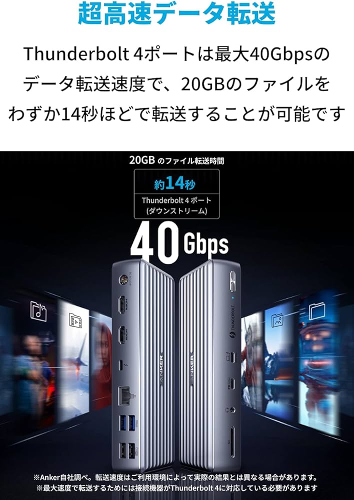 Amazon.co.jp: Anker PowerExpand Elite 12-in-1 Thunderbolt 4 Dock