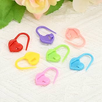Amazon.com: PATIKIL Crochet Stitch Markers, 100 Pack Plastic