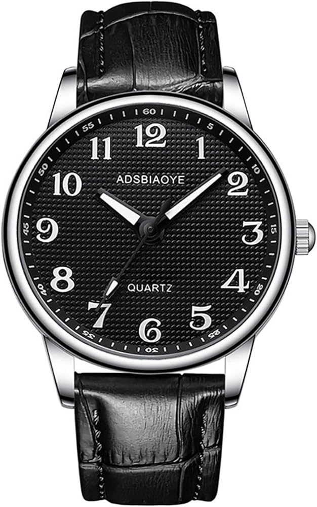 Amazon.com: ADSBIAOYE Men's Minimalist Watch Stainless Steel