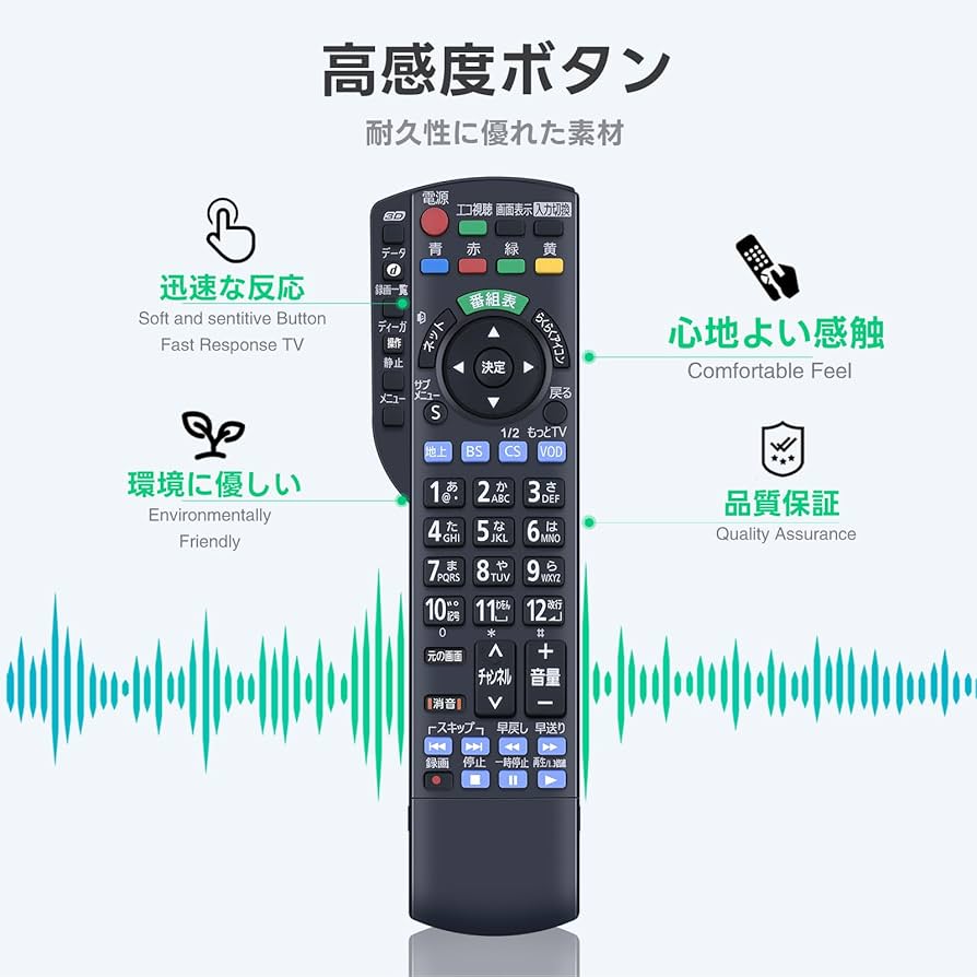 Amazon | テレビリモコン N2QAYB000732 for Panasonic パナソニック
