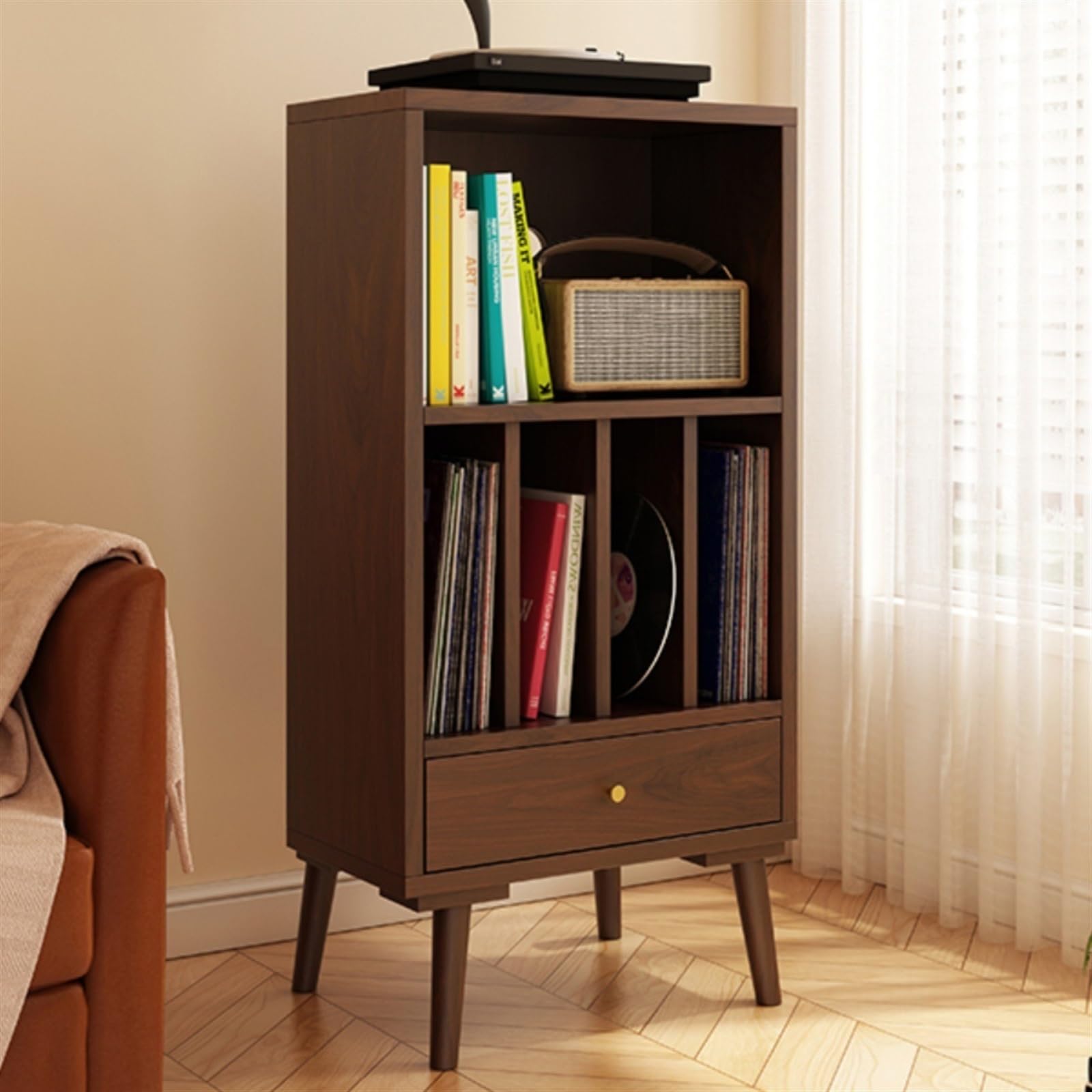 Amazon.co.jp: レコード収納棚・ホルダー 無垢材ビニールレコード