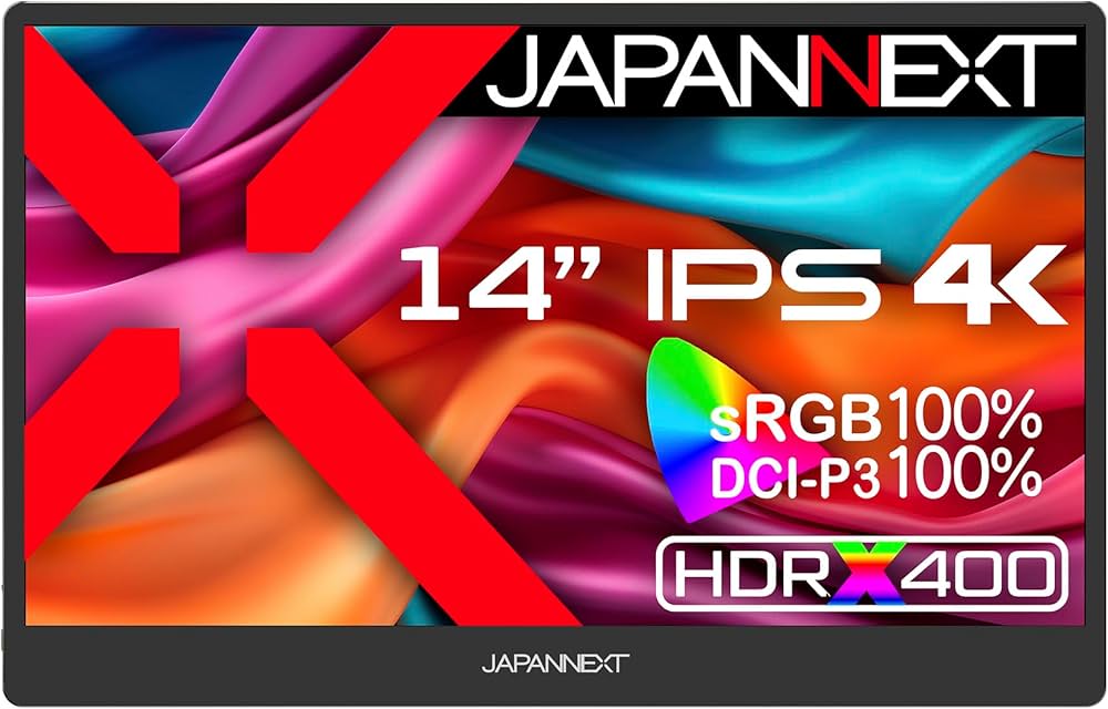 Amazon.co.jp: JAPANNEXT 14インチ モバイルモニター IPS パネル 4K