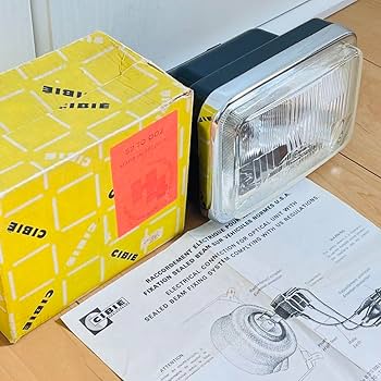 Amazon.co.jp: シビエ CIBIE 角型 ヘッドライト CBR400F 当時物 角目