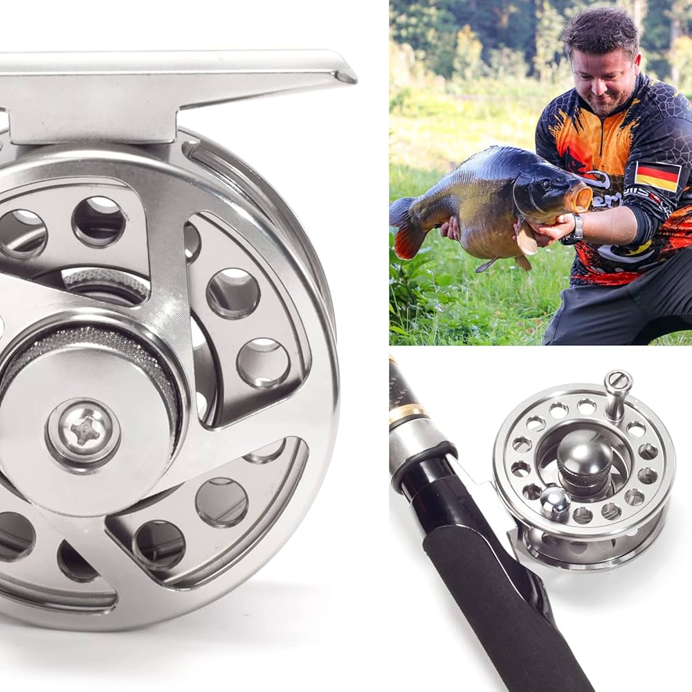 Amazon | RINOO フライリール 釣り リール #1/2 フライフィッシング